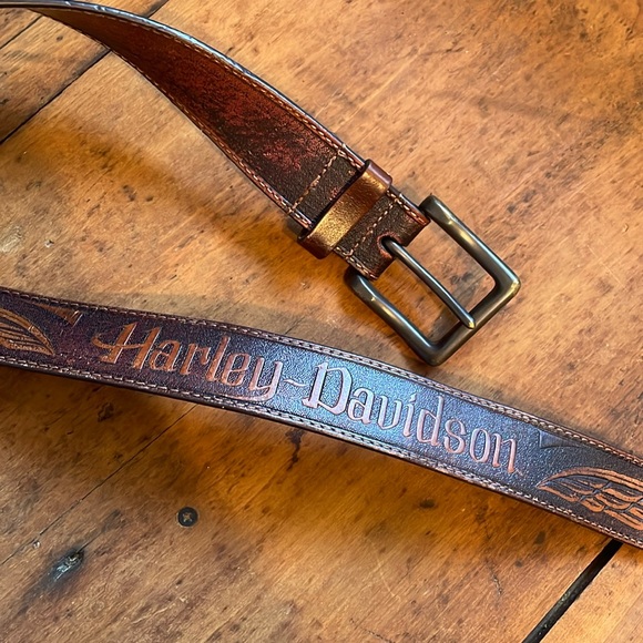 Harley-Davidson Other - Harley-Davidson Cowhide Leather 2016 Belt Size 42